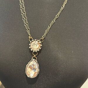 Vintage mixed metal necklace